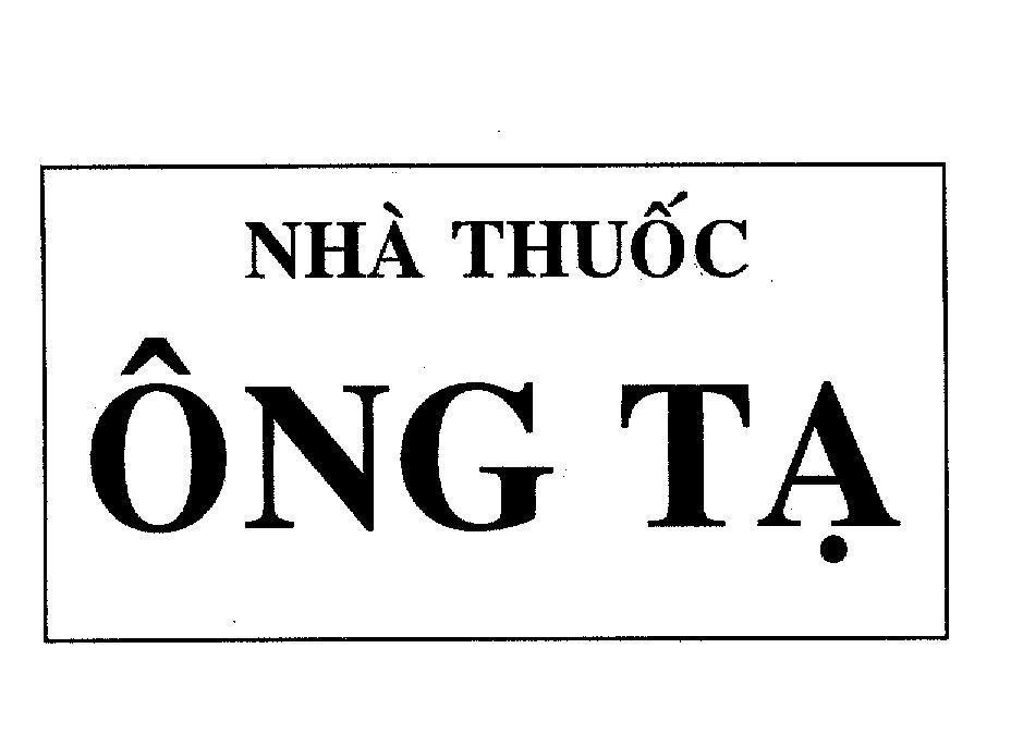 Mẫu nhãn hiệu Ông Tạ Nhà Thuốc