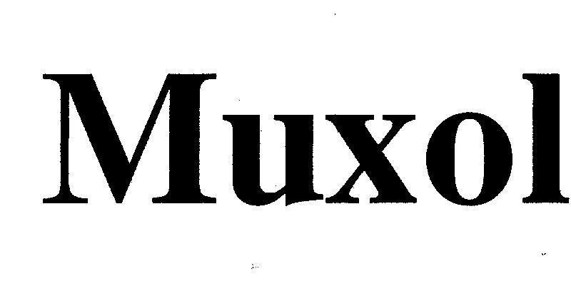 Mẫu nhãn hiệu MUXOL