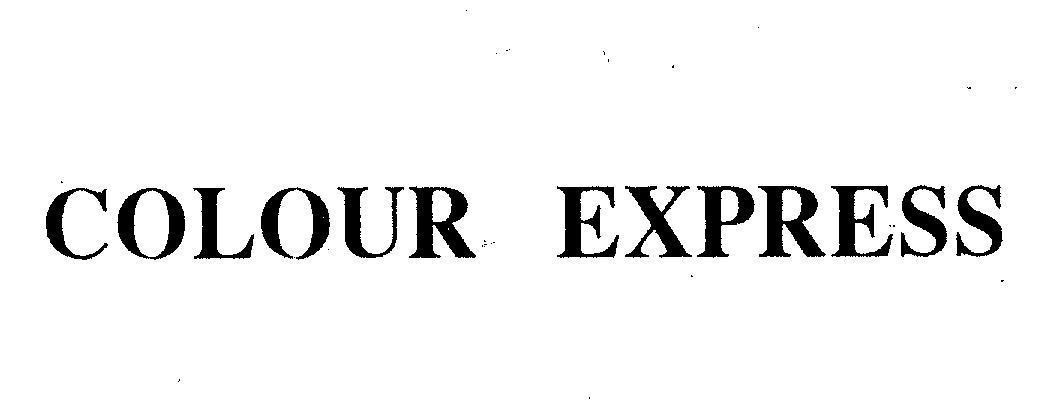 Mẫu nhãn hiệu COLOUR EXPRESS
