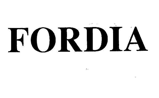 Mẫu nhãn hiệu FORDIA