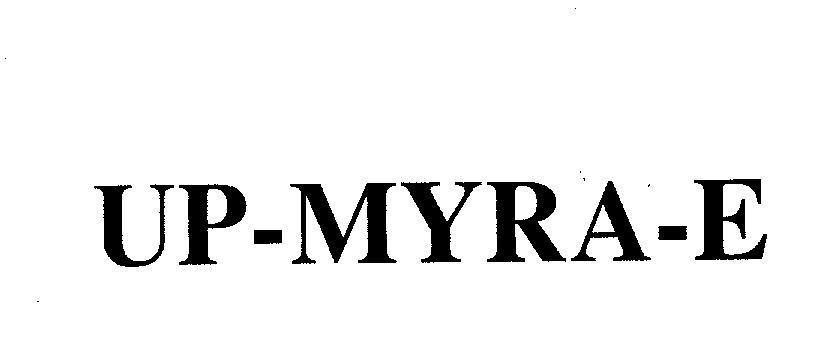Mẫu nhãn hiệu UP - MYRA - E