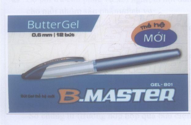 Mẫu nhãn hiệu B MASTER BUTTERGEL THế Hệ MớI GEL B01