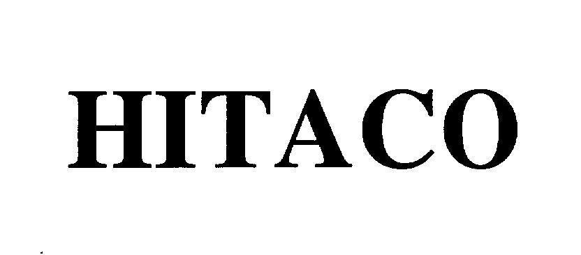Mẫu nhãn hiệu HITACO