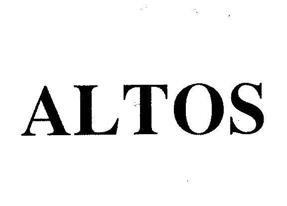Mẫu nhãn hiệu ALTOS