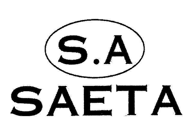 Mẫu nhãn hiệu S.A SAETA