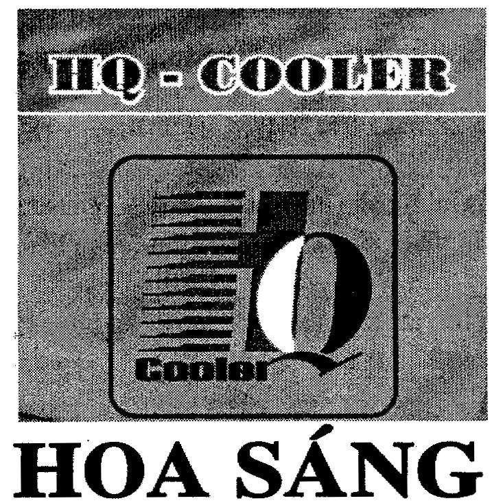 Mẫu nhãn hiệu HQ COOLER HQ COOLER Hoa Sáng