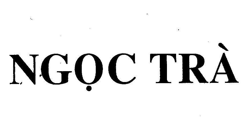 Mẫu nhãn hiệu Ngọc Trà