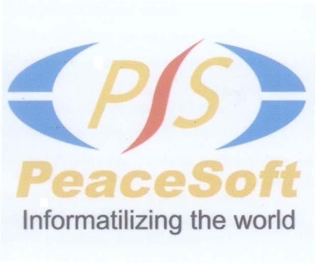 Mẫu nhãn hiệu PS PEACESOFT INFORMATILIZING THE WORLD
