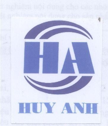 Mẫu nhãn hiệu HA HUY ANH