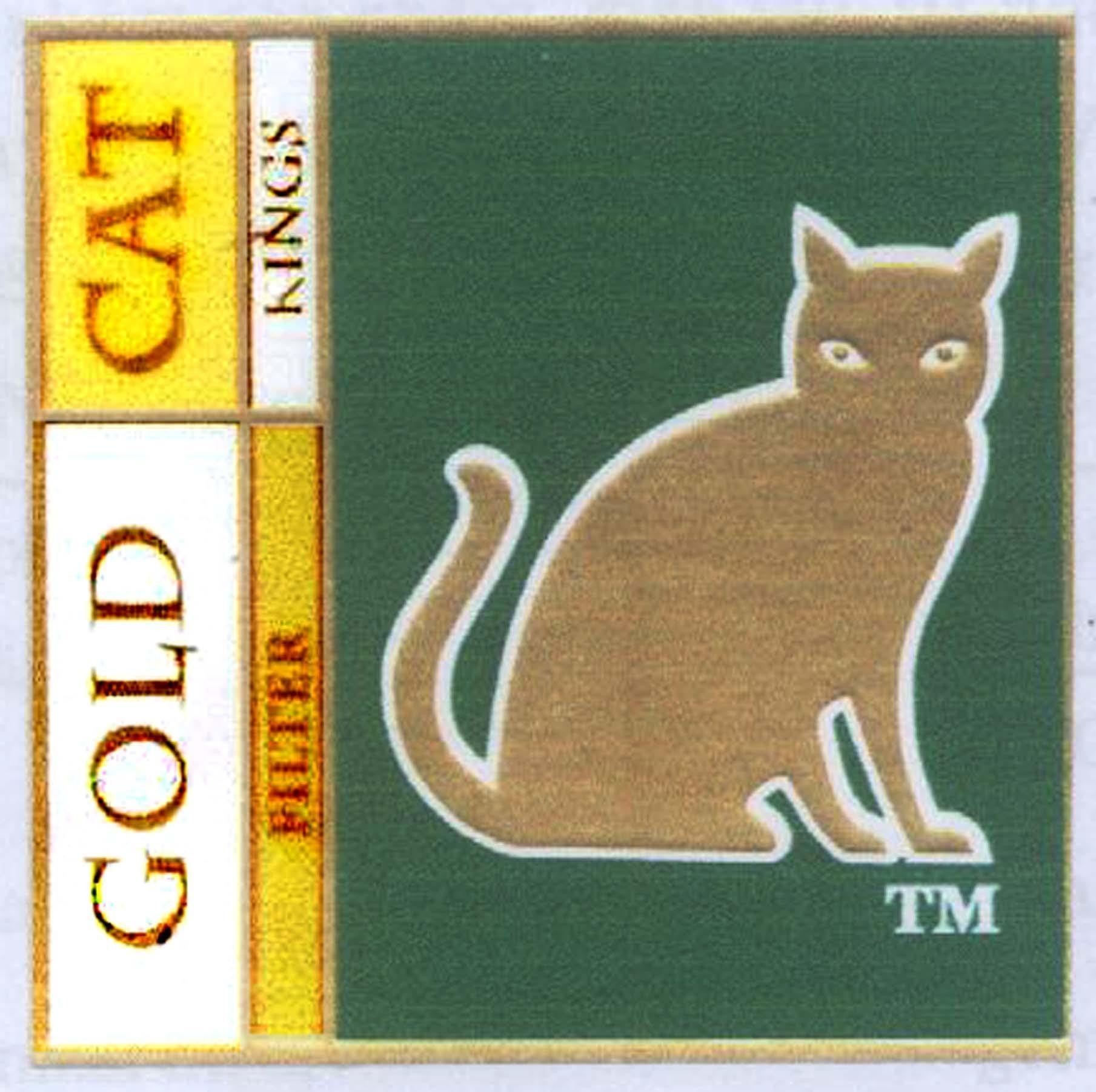 Mẫu nhãn hiệu GOLD CAT FILTER KINGS