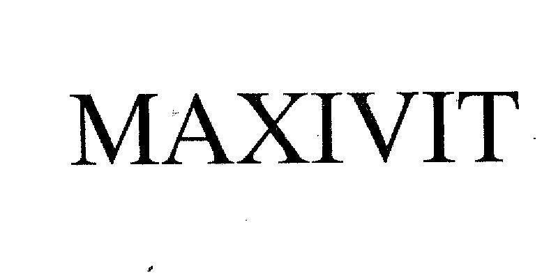 Mẫu nhãn hiệu MAXIVIT