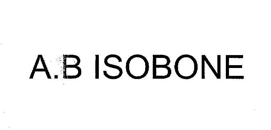 Mẫu nhãn hiệu A B ISOBONE