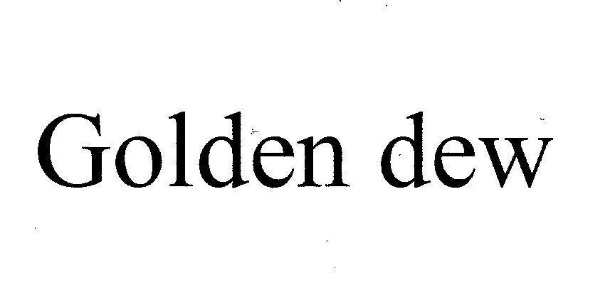 Mẫu nhãn hiệu GOLDEN DEW