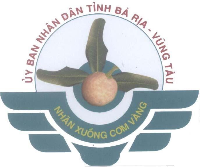 Mẫu nhãn hiệu Uỷ BAN NHÂN DÂN TỉNH Bà RịA VũNG TàU NHãN XUồNG CƠM VàNG
