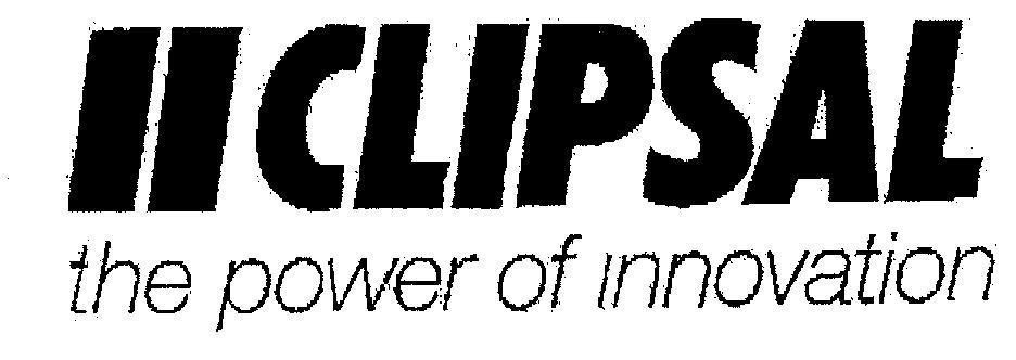 Mẫu nhãn hiệu CLIPSAL THE POWER OF INNOVATION