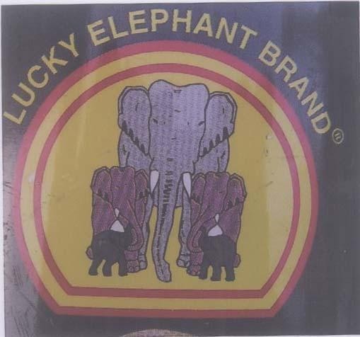 Mẫu nhãn hiệu LUCKY ELEPHANT BRAND