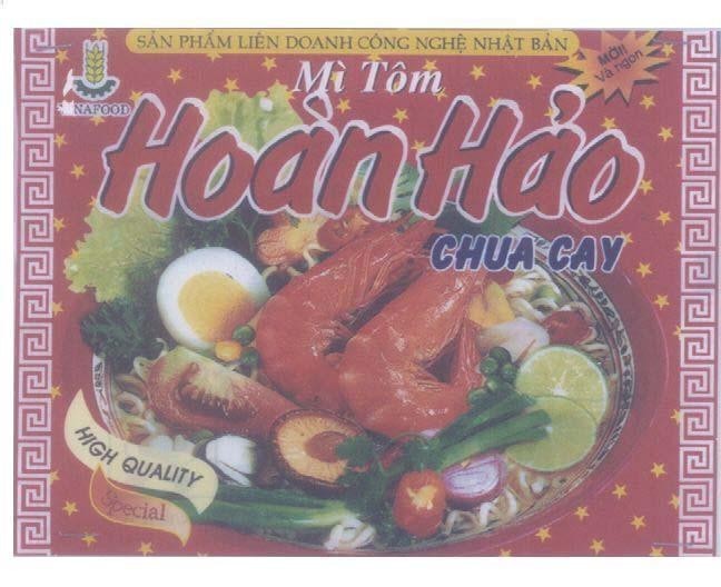 Mẫu nhãn hiệu NAFOOD HOàN HảO CHUA CAY