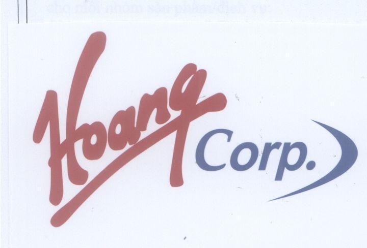 Mẫu nhãn hiệu HOANG CORP