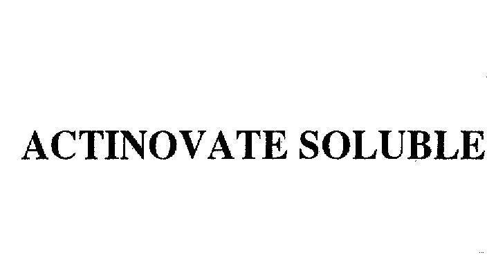 Mẫu nhãn hiệu ACTINOVATE SOLUBLE