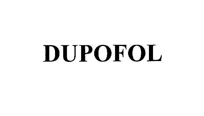 Mẫu nhãn hiệu DUPOFOL