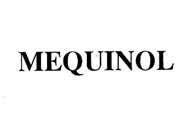 Mẫu nhãn hiệu MEQUINOL