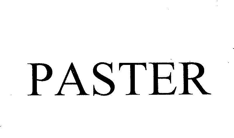 Mẫu nhãn hiệu PASTER