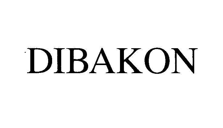 Mẫu nhãn hiệu DIBAKON