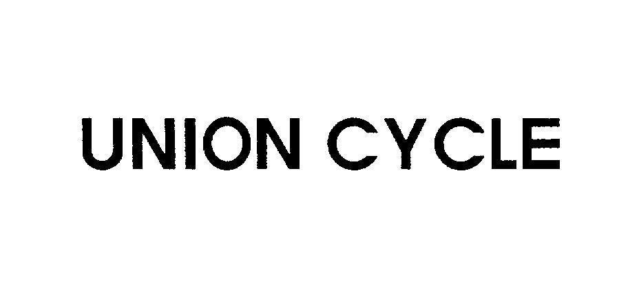 Mẫu nhãn hiệu UNION CYCLE