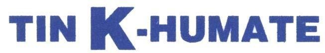 Mẫu nhãn hiệu TIN K HUMATE