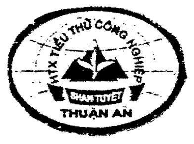 Mẫu nhãn hiệu Thuận An Shan Tuyết HTX Tiểu thủ công nghiệp