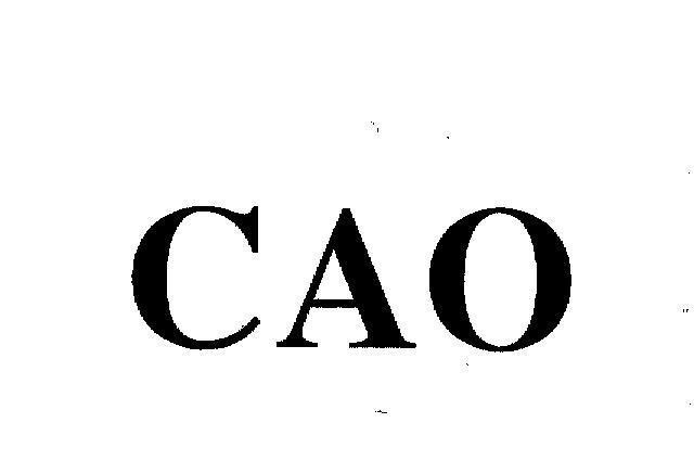 Mẫu nhãn hiệu CAO
