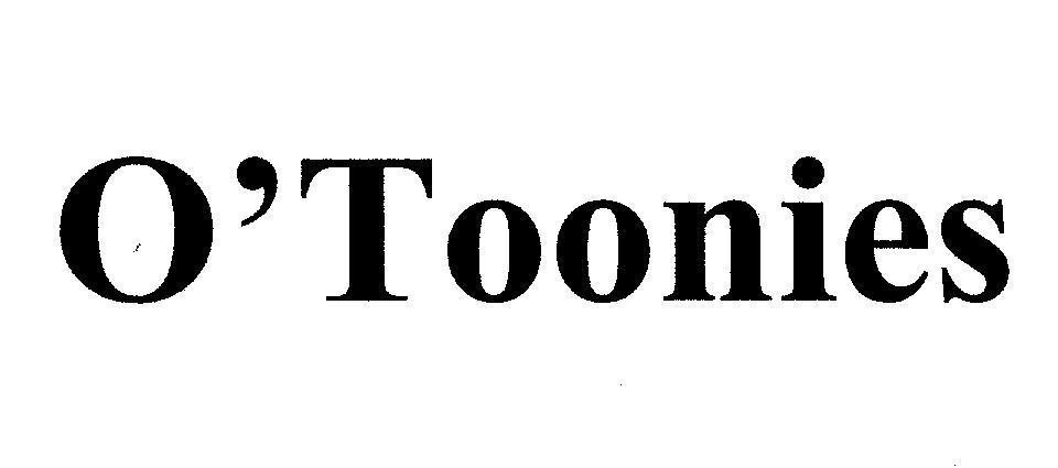Mẫu nhãn hiệu O TOONIES