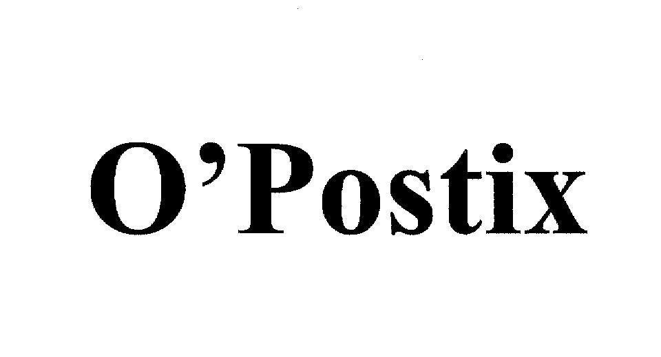 Mẫu nhãn hiệu O POSTIX