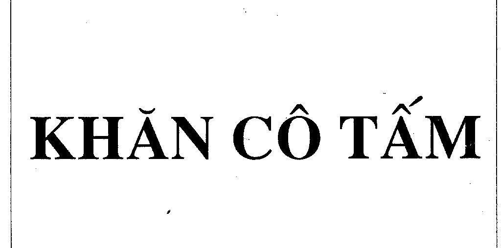 Mẫu nhãn hiệu CÔ TấM KHĂN