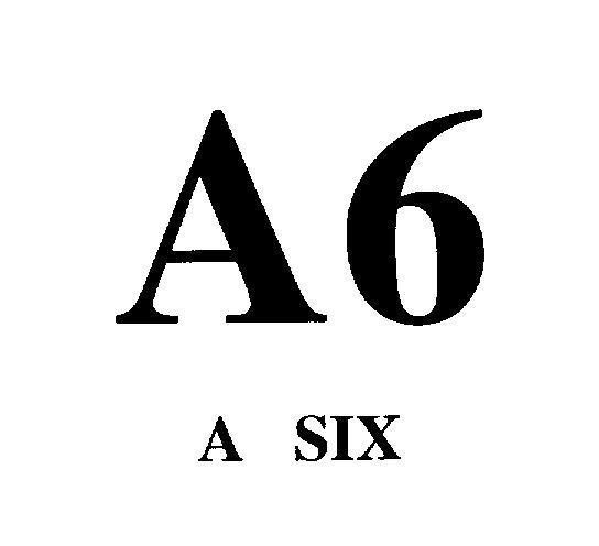 Mẫu nhãn hiệu A6 A SIX