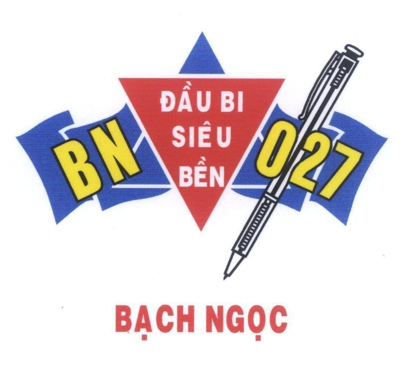 Mẫu nhãn hiệu BạCH NGọC BN 027 ĐầU BI SIÊU BềN
