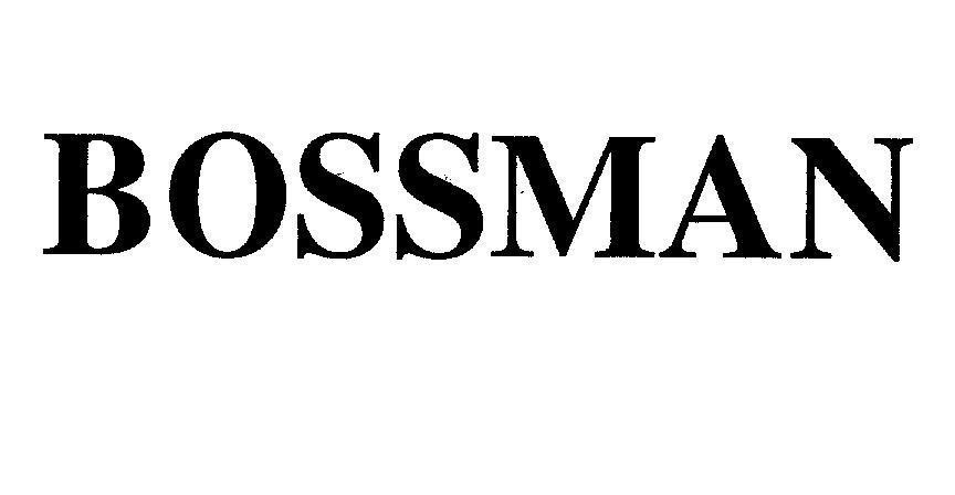 Mẫu nhãn hiệu BOSSMAN