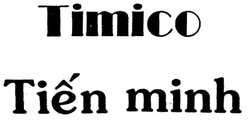 Mẫu nhãn hiệu TIMICO Tiến Minh