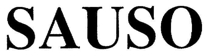 Mẫu nhãn hiệu SAUSO