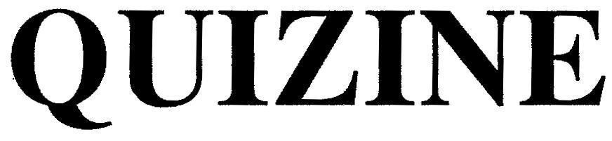 Mẫu nhãn hiệu QUIZINE