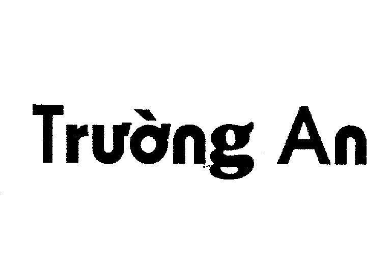 Mẫu nhãn hiệu TRƯờNG AN