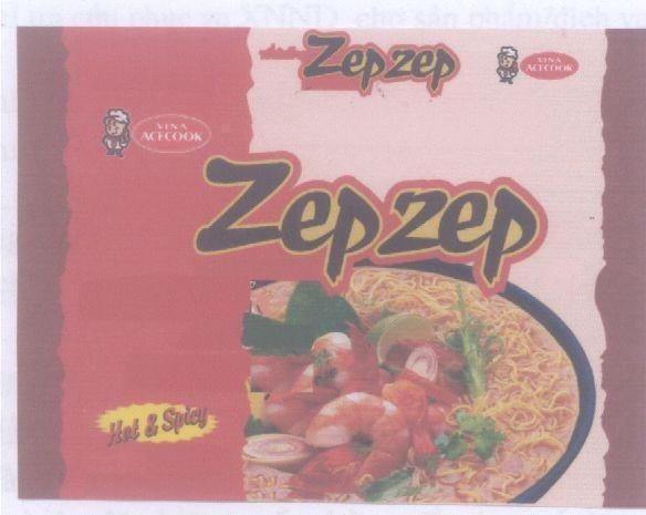 Mẫu nhãn hiệu VINA ACECOOK ZEP ZEP