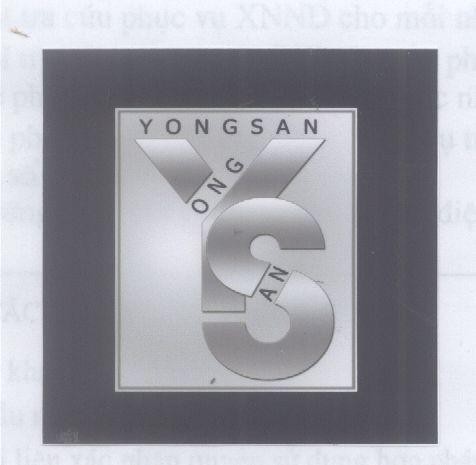 Mẫu nhãn hiệu YONGSAN Y ONG S AN