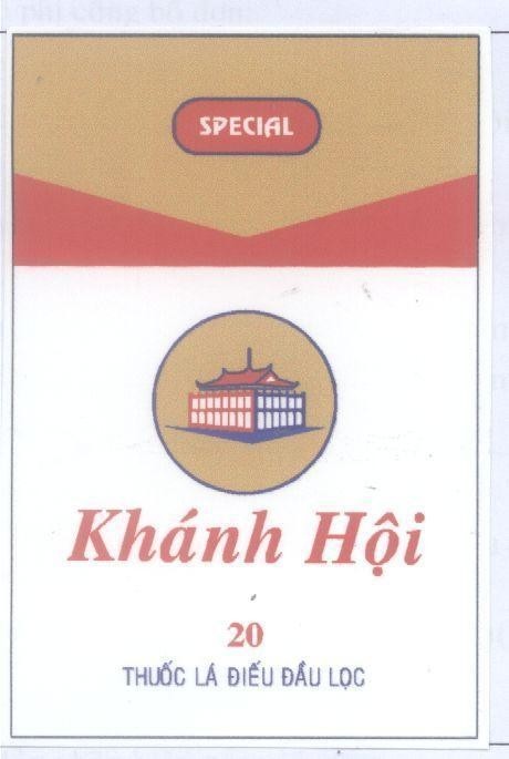 Mẫu nhãn hiệu Khánh Hội SPECIAL 20 Thuốc Lá Điếu Đầu Lọc