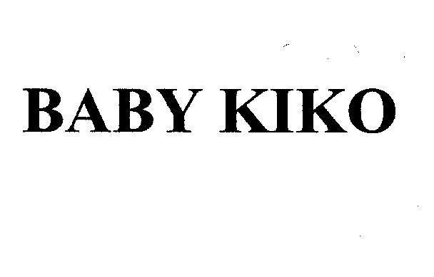 Mẫu nhãn hiệu BABY KIKO