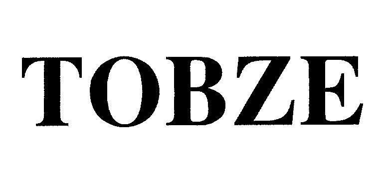 Mẫu nhãn hiệu TOBZE