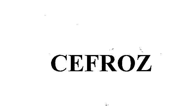 Mẫu nhãn hiệu CEFROZ