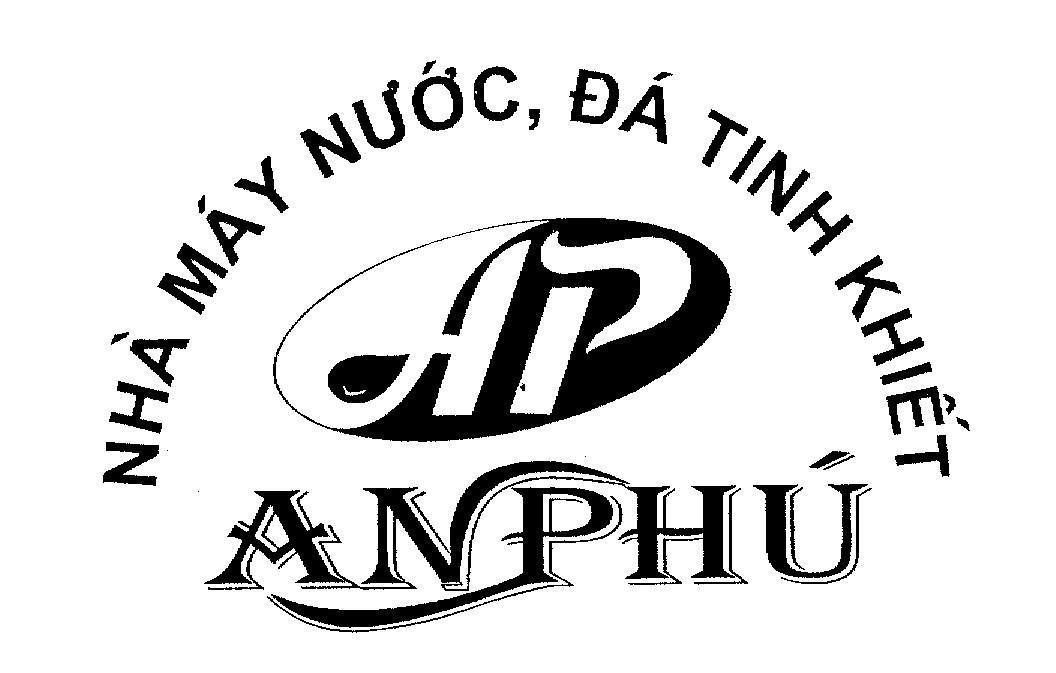 Mẫu nhãn hiệu AP An Phú Nhà máy nước đá tinh khiết