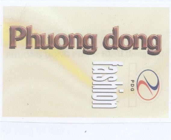 Mẫu nhãn hiệu PHUONG DONG P D PDG FASHION
