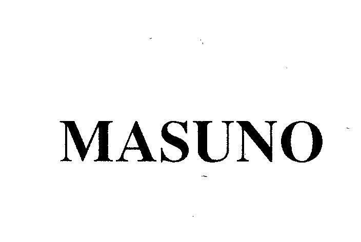 Mẫu nhãn hiệu MASUNO